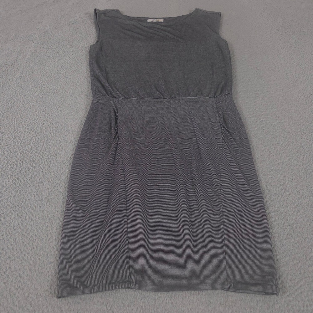 Athleta Dress Womens Medium Multi Westwood Micro Stripe Tencel Pockets Stretch